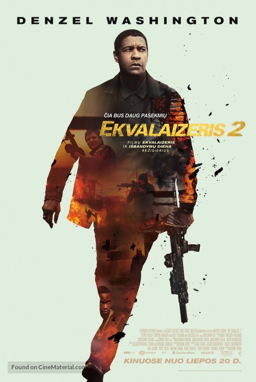 The Equalizer 2 - Lithuanian Movie Poster