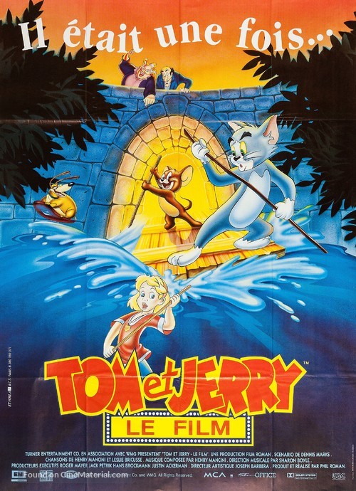 Tom and Jerry: The Movie - French Movie Poster