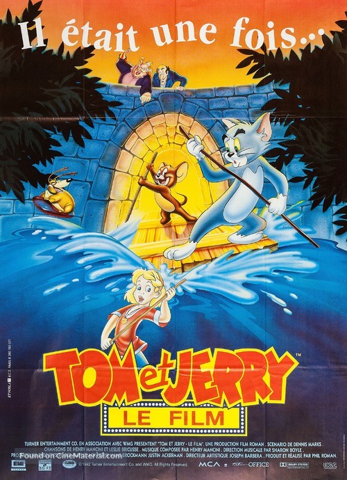 Tom and Jerry: The Movie - French Movie Poster