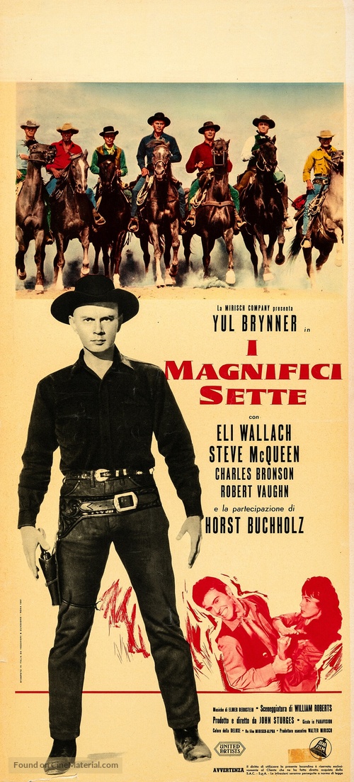 The Magnificent Seven - Italian Movie Poster