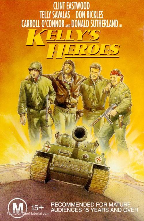 Kelly&#039;s Heroes - Australian VHS movie cover
