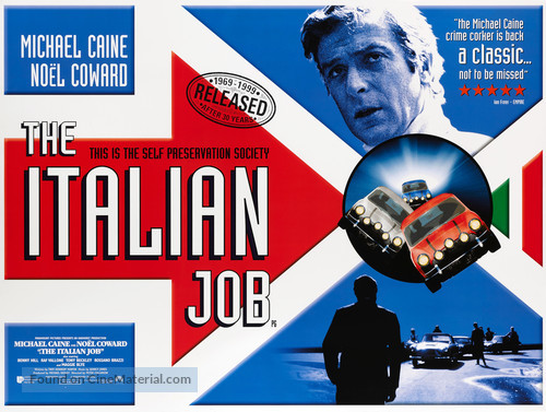 The Italian Job - British Movie Poster