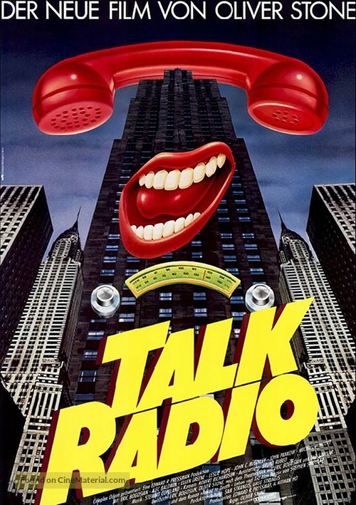 Talk Radio - German Movie Poster