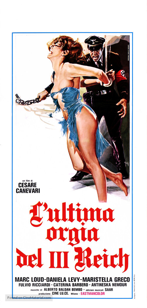 L&#039;ultima orgia del III Reich - Italian Movie Poster