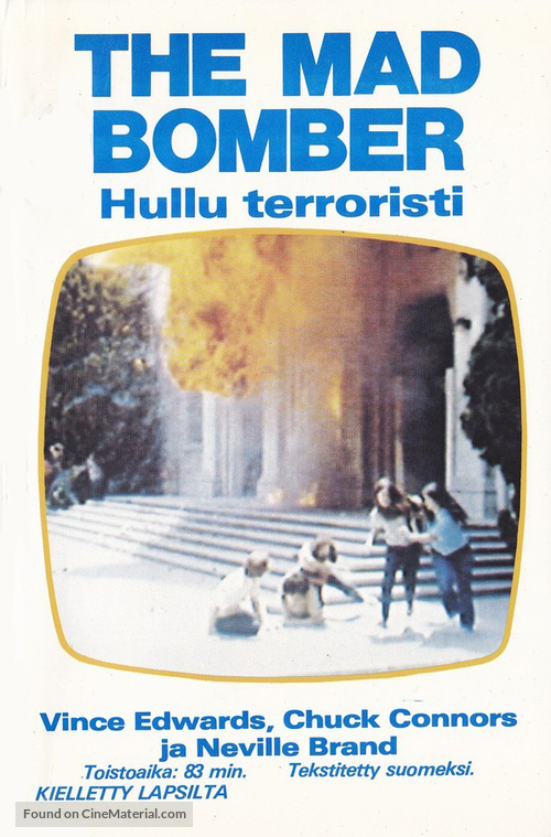 The Mad Bomber - Finnish Movie Cover
