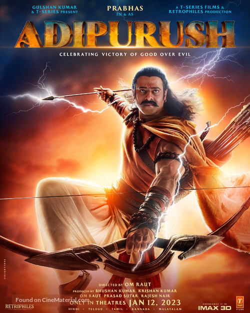 Adipurush (2023) Indian movie poster
