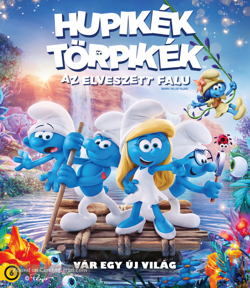 Smurfs: The Lost Village - Hungarian Blu-Ray movie cover