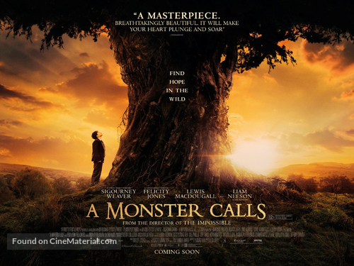 A Monster Calls - British Movie Poster