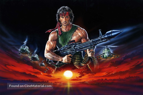 Rambo: First Blood Part II - Key art