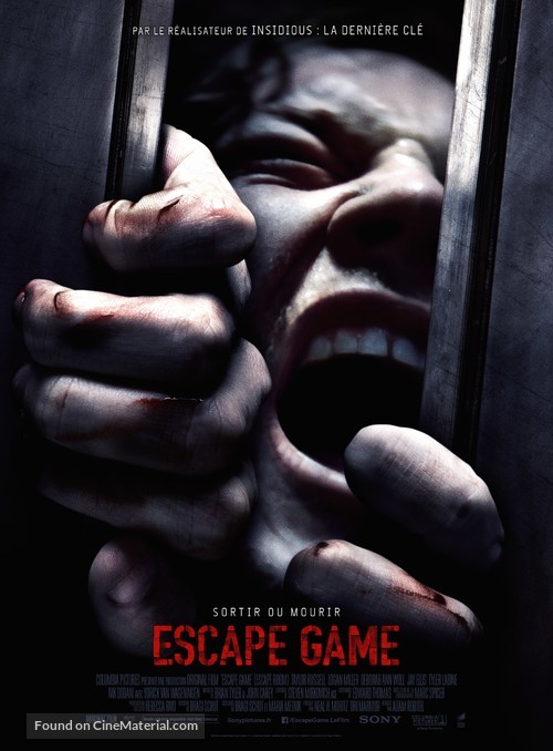 Escape Room - French Movie Poster