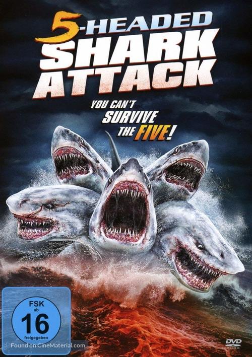 5-Headed Shark Attack - German DVD movie cover