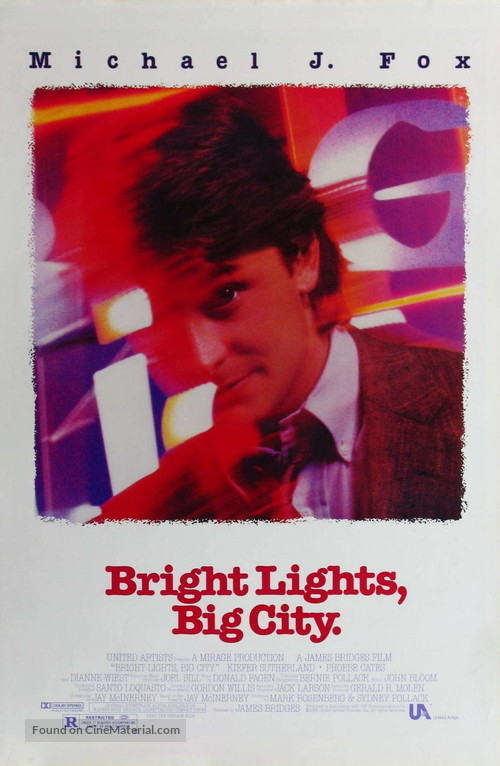 Bright Lights, Big City - Movie Poster