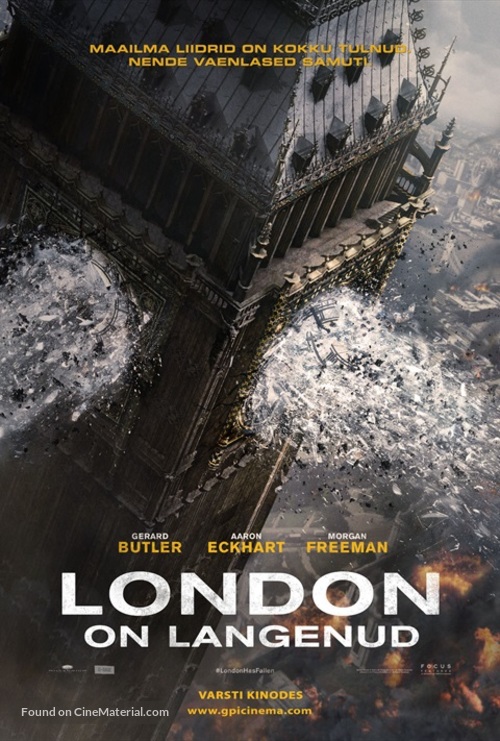 London Has Fallen - Estonian Movie Poster