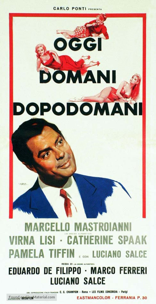Oggi, domani, dopodomani - Italian Movie Poster