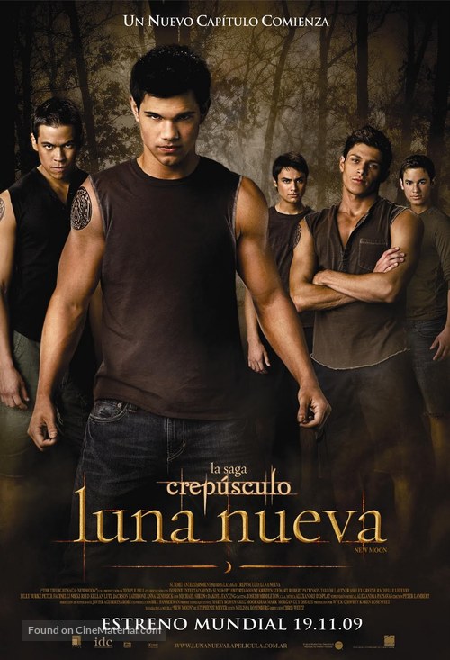 The Twilight Saga: New Moon - Argentinian Movie Poster