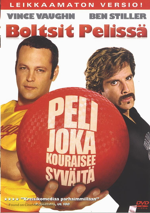 Dodgeball: A True Underdog Story - Finnish DVD movie cover