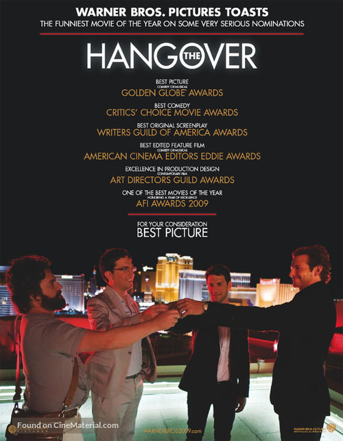 The Hangover - For your consideration movie poster
