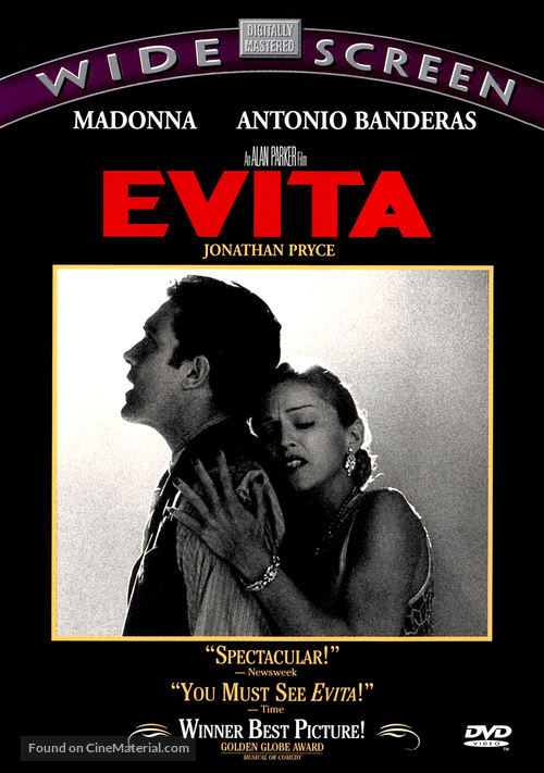 Evita - DVD movie cover