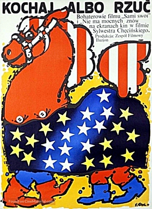 Kochaj albo rzuc - Polish Movie Poster