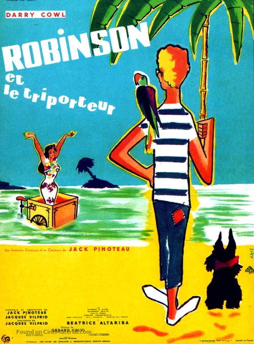 Robinson et le triporteur - French Movie Poster