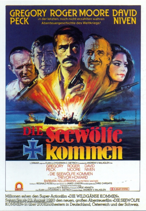 The Sea Wolves - German Movie Poster