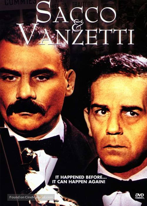 Sacco e Vanzetti - DVD movie cover