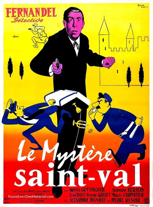 Myst&eacute;re Saint-Val, Le - French Movie Poster