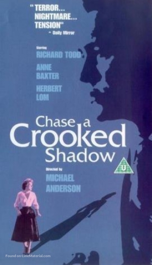 Chase a Crooked Shadow - British VHS movie cover