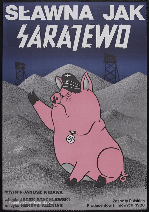 Slawna jak Sarajewo - Polish Movie Poster