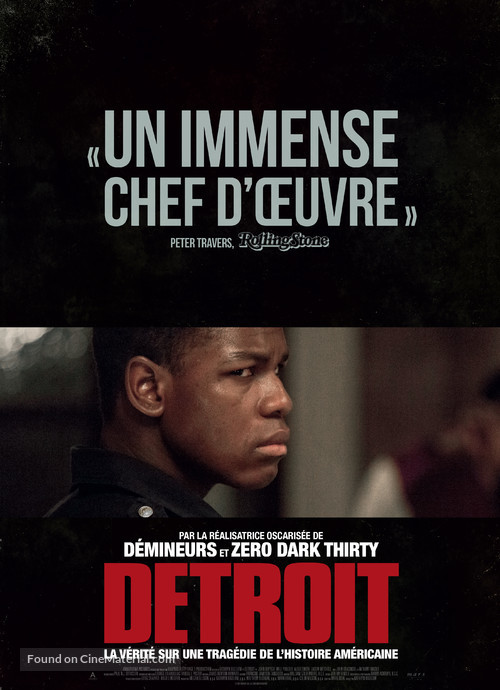 Detroit - French Movie Poster
