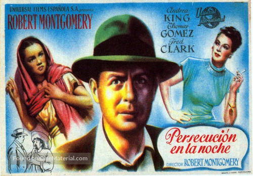 Ride the Pink Horse - Spanish Movie Poster