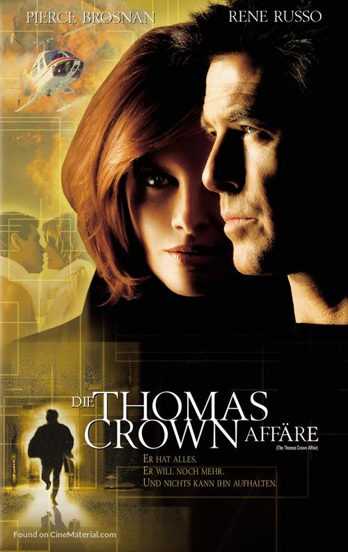 The Thomas Crown Affair - German VHS movie cover