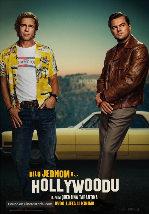 Once Upon a Time in Hollywood - Croatian Movie Poster