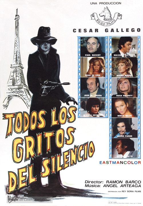 Todos los gritos del silencio - Spanish Movie Poster