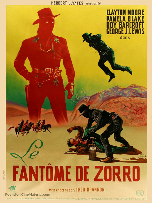 Ghost of Zorro - French Movie Poster