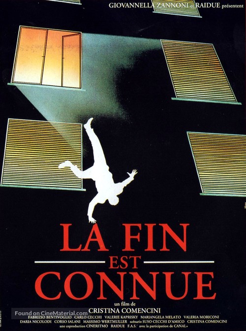 La fine &egrave; nota - French Movie Poster