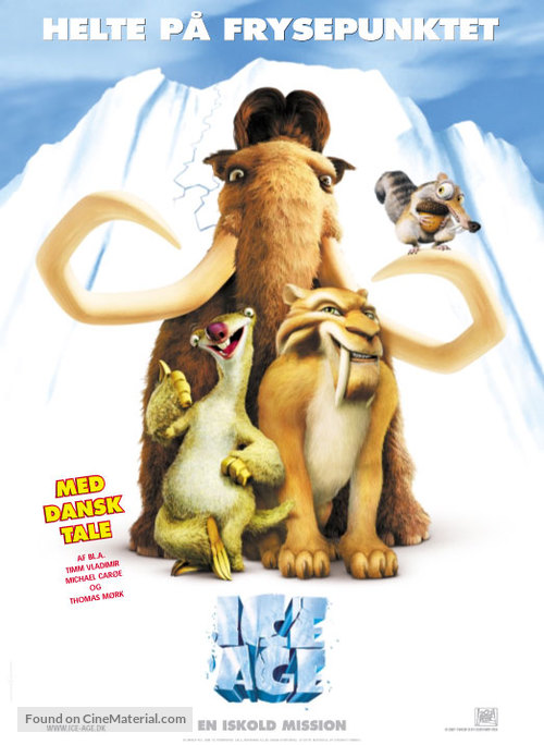 Ice Age - Danish Movie Poster