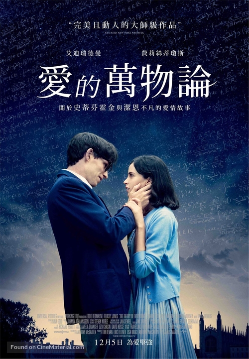 The Theory of Everything - Taiwanese Movie Poster