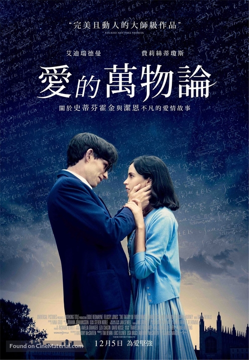 The Theory of Everything - Taiwanese Movie Poster
