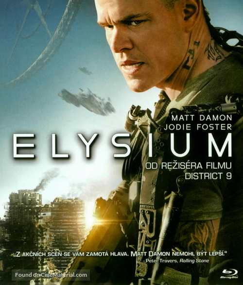 Elysium - Czech Blu-Ray movie cover