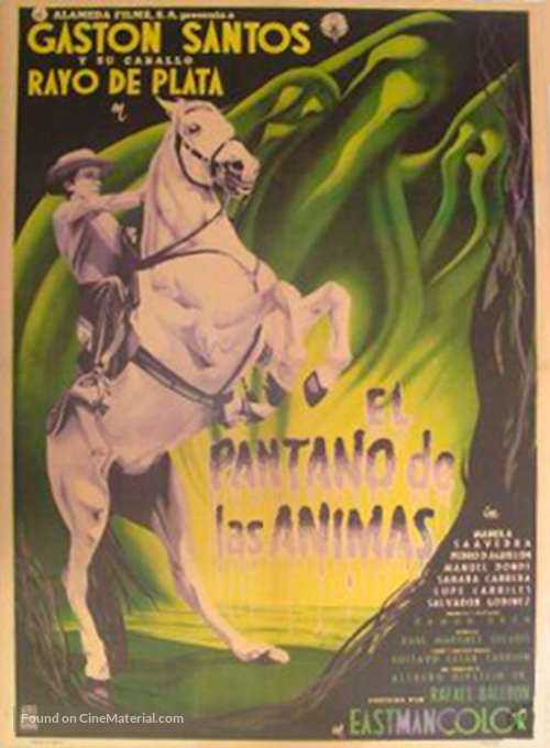 El pantano de las &aacute;nimas - Mexican Movie Poster