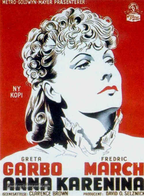 Anna Karenina - Danish Movie Poster