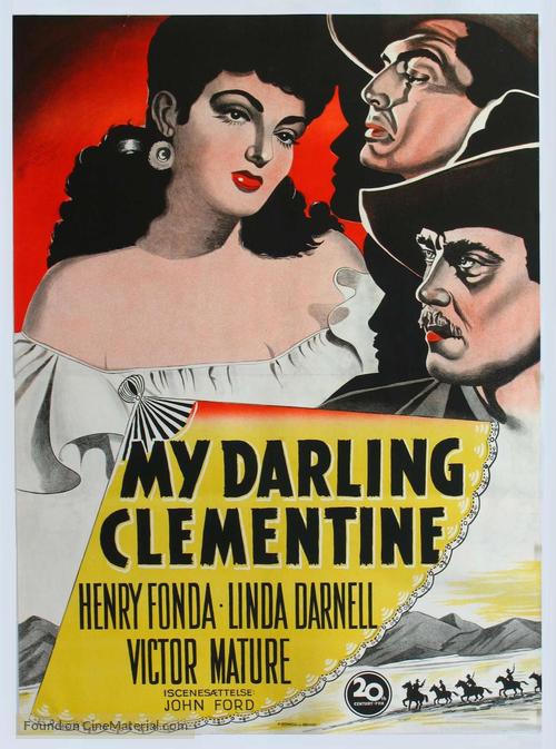 My Darling Clementine - Danish Movie Poster