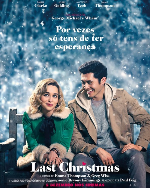 Last Christmas - Portuguese Movie Poster