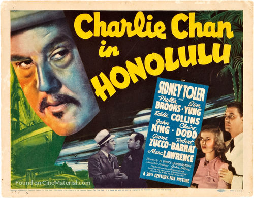 Charlie Chan in Honolulu - Movie Poster
