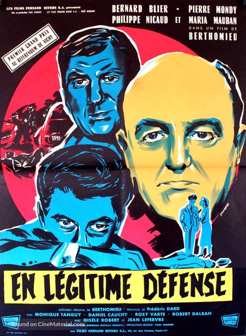 En l&eacute;gitime d&eacute;fense - French Movie Poster