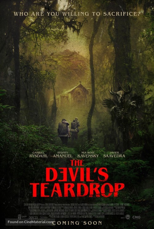 The Devil&#039;s Teardrop - Peruvian Movie Poster