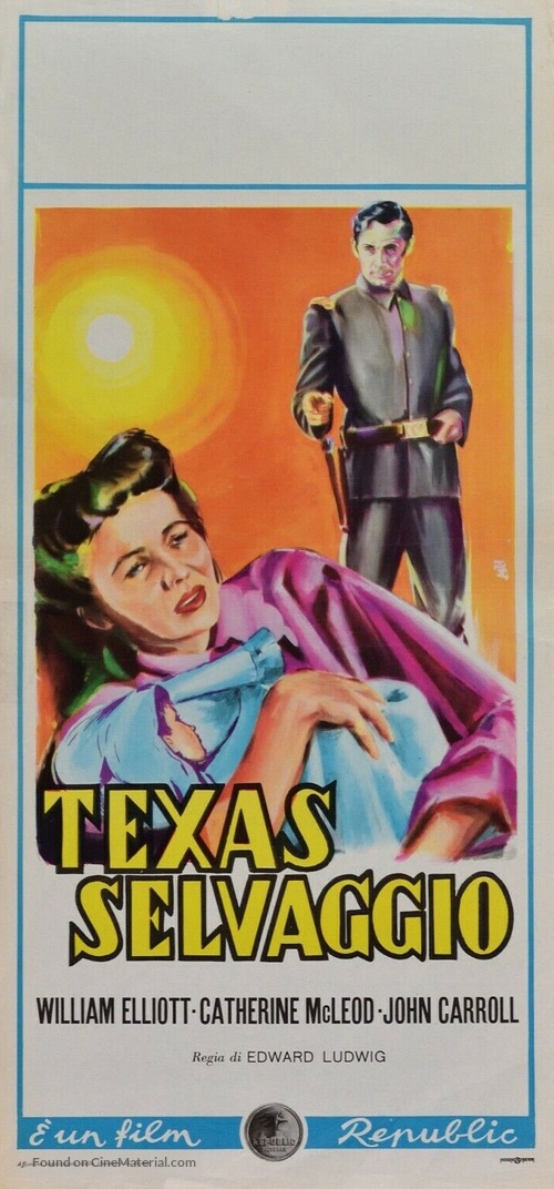 The Fabulous Texan - Italian Movie Poster