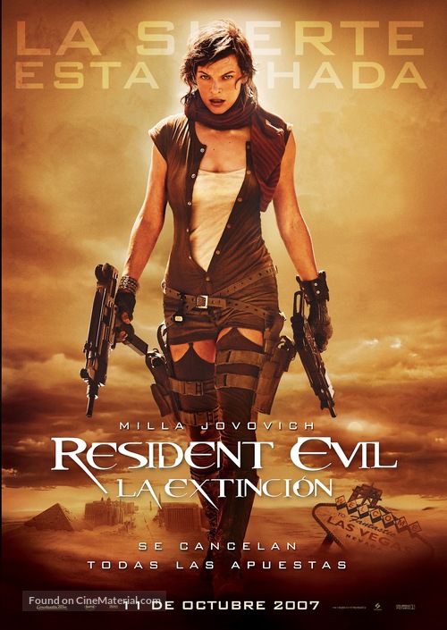 Resident Evil: Extinction - Argentinian Movie Poster