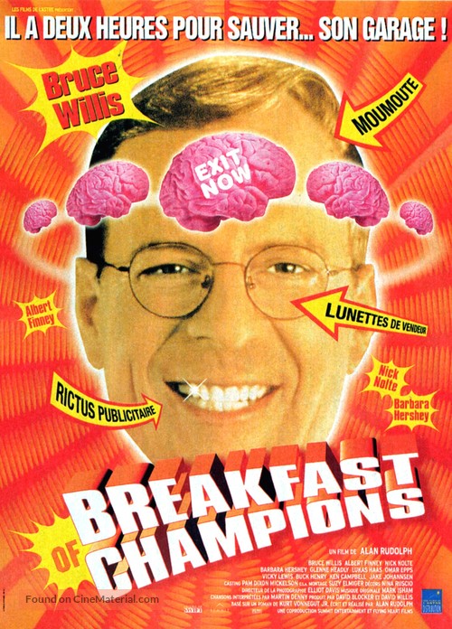 Breakfast Of Champions - French Movie Poster